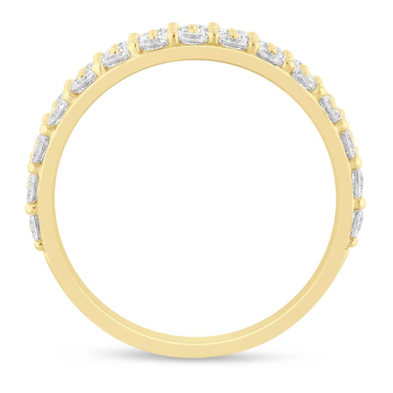 Lab Grown Diamond Pave Multi Row Band in 14K Yellow Gold &#40;2 ct. tw.&#41; – Image 2 of 3