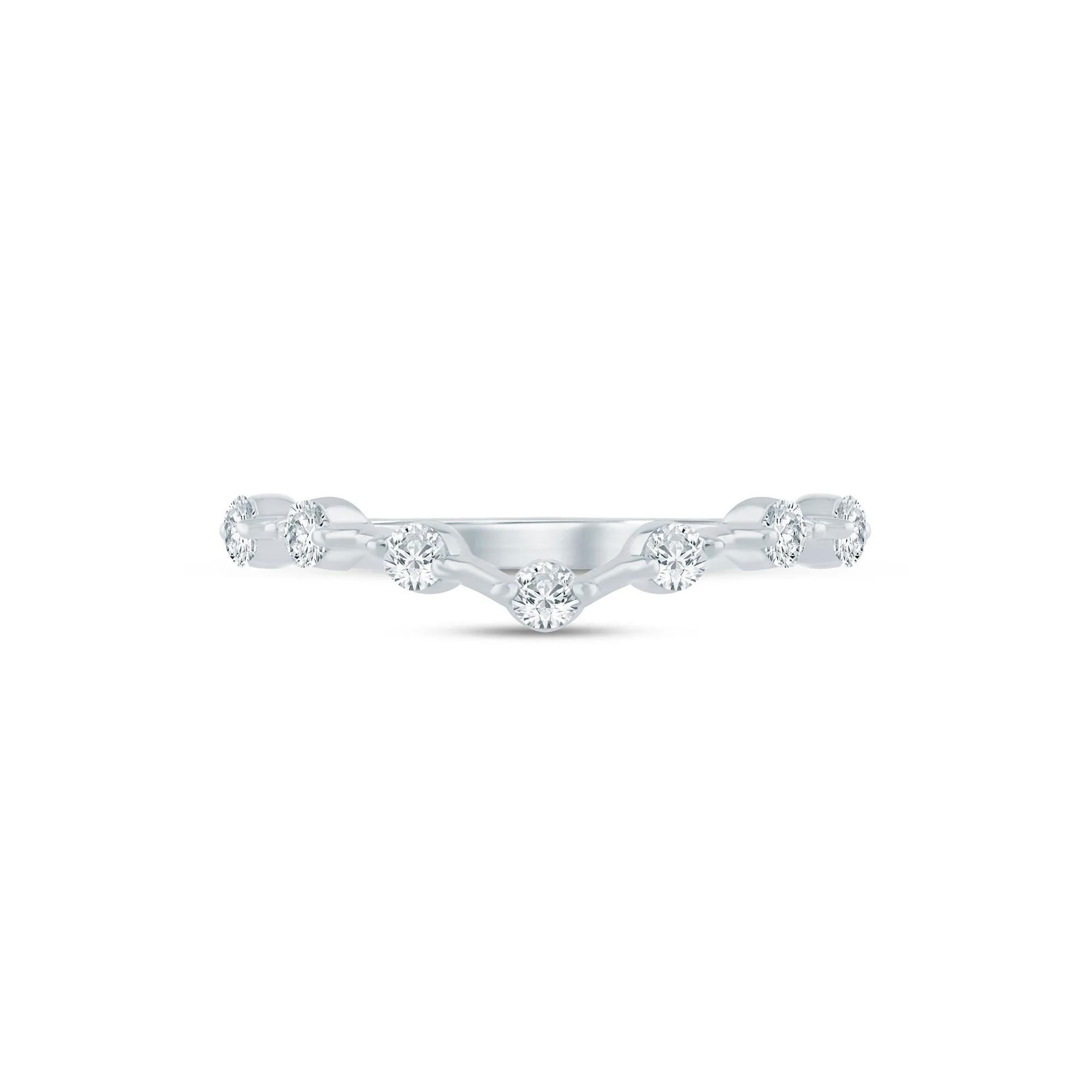 Lab Grown Diamond Contour Enhancer in 14K White Gold (1/3 ct. tw.)