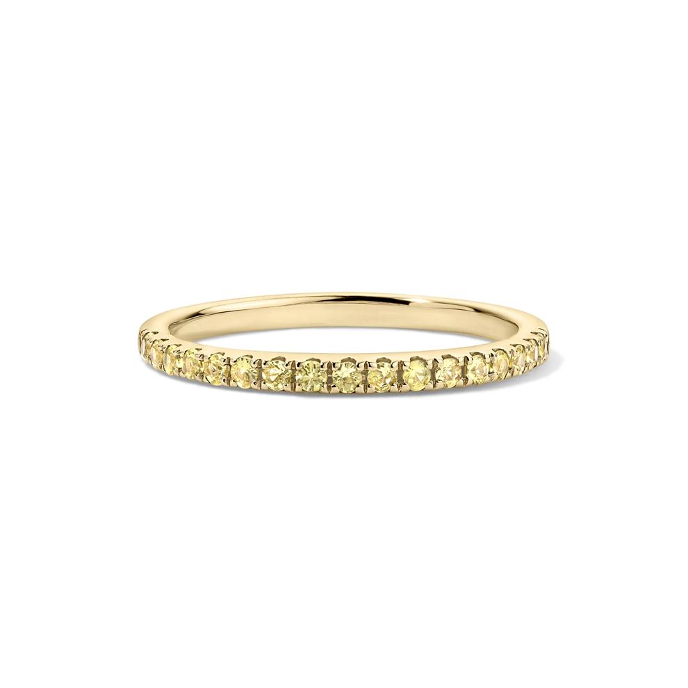 Yellow Sapphire Band in 10K Yellow Gold – Image 1 of 4