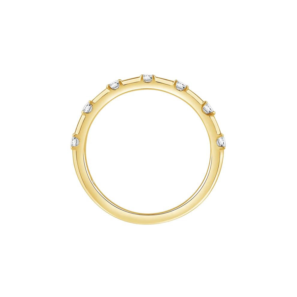 Piper Lab Grown Diamond Wedding Band in 14K Yellow Gold (1/5 ct. tw.) – Image 2 of 5