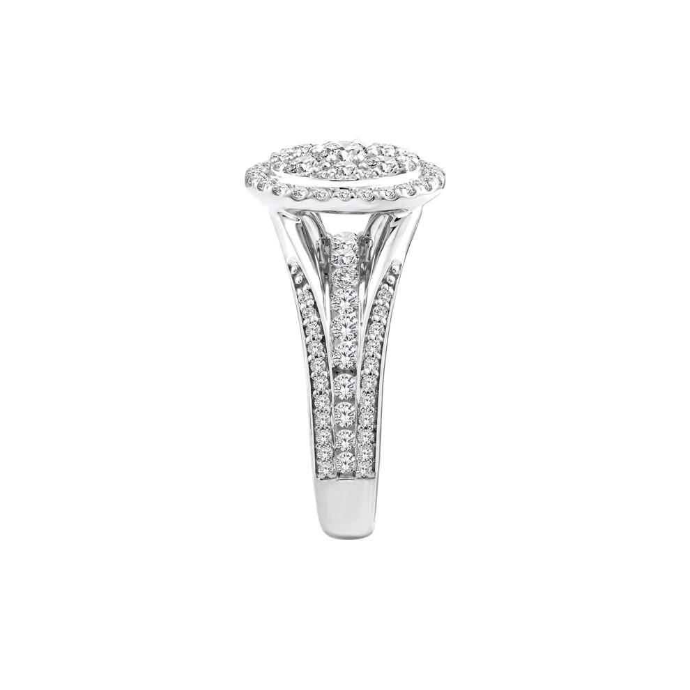 Diamond Composite Engagement Ring in 10K White Gold (1 1/2 ct. tw.) – Image 3 of 3
