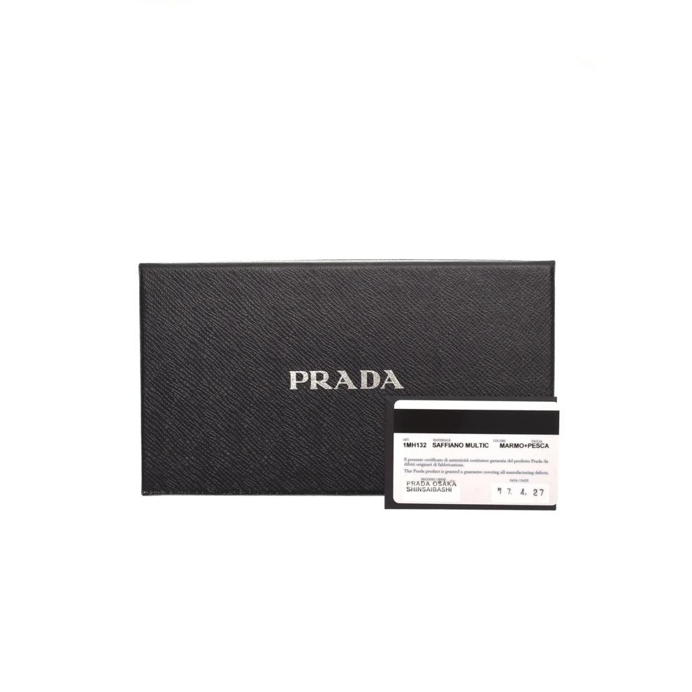 Pre-Owned Prada Saffiano Leather Snap Wallet – Image 8 of 8