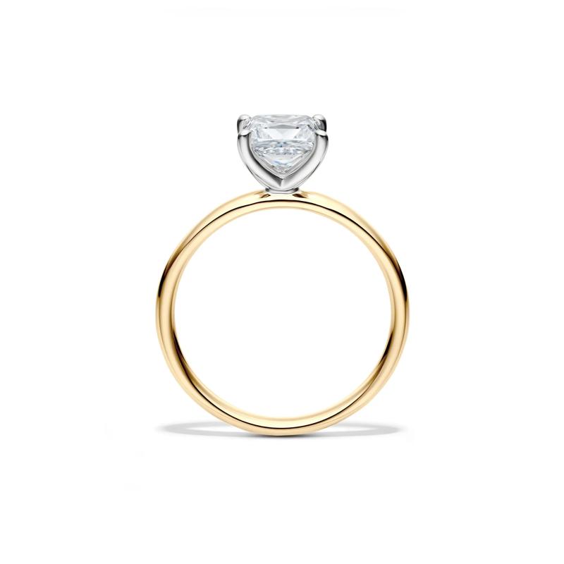 Diamond Princess Cut Solitaire Engagement Ring in 14K Yellow Gold (1 1/2 ct.) – Image 2 of 5