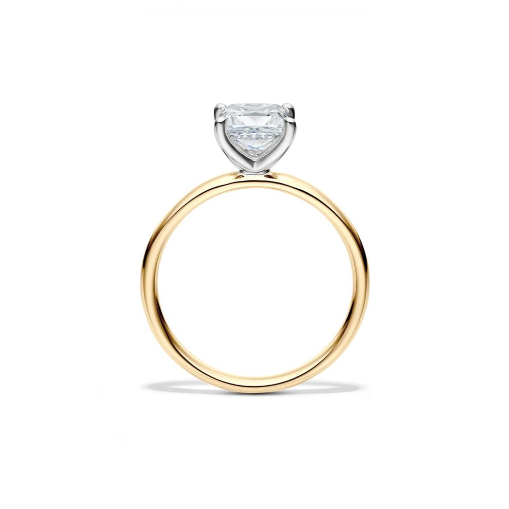 Diamond Princess Cut Solitaire Engagement Ring in 14K Yellow Gold (1 1/2 ct.) – Image 2 of 5