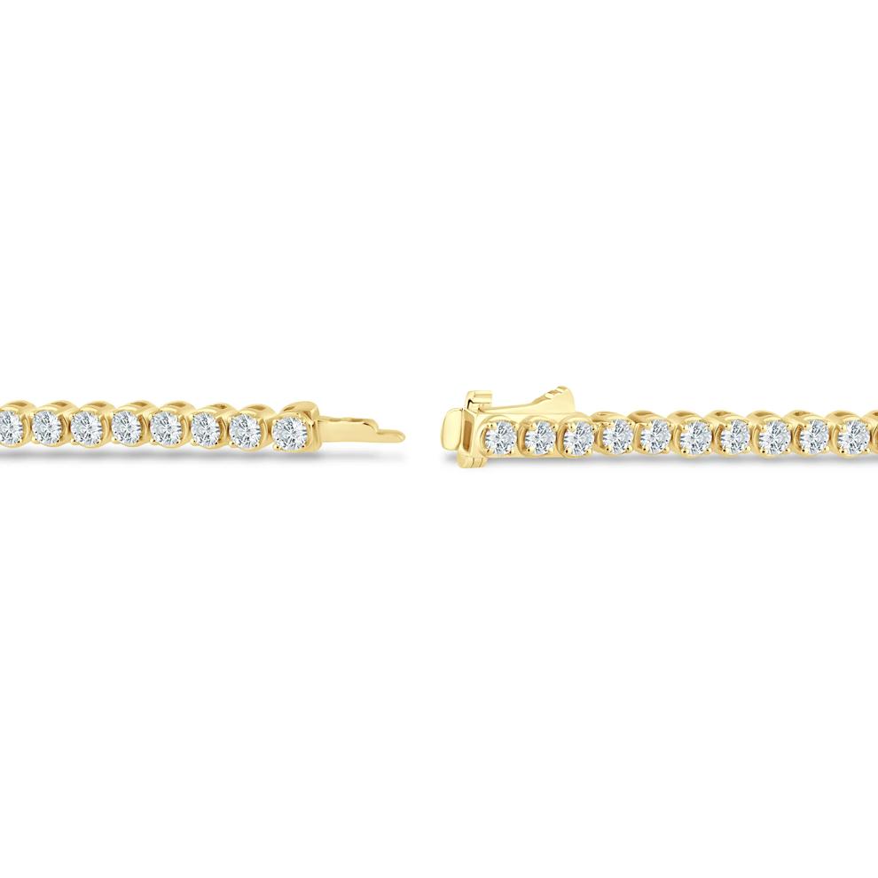 Diamond Tennis Bracelet in 10K Yellow Gold (5 ct. tw.) – Image 2 of 2