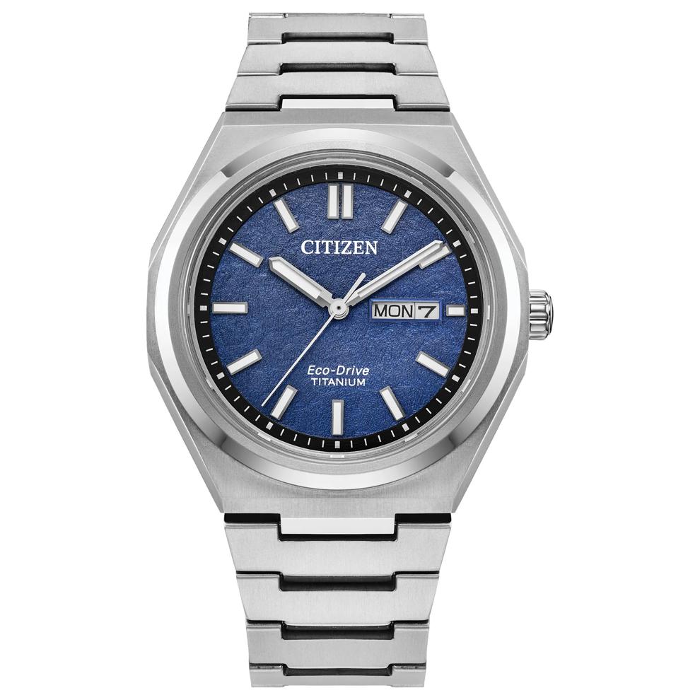 Blue Zenshin Super Watch in Titanium, 39MM – Image 1 of 3
