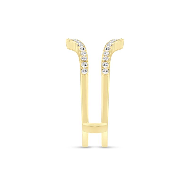 Lab Grown Diamond Chevron Ring Insert in 14K Yellow Gold &#40;1/4 ct. tw.&#41; – Image 3 of 3