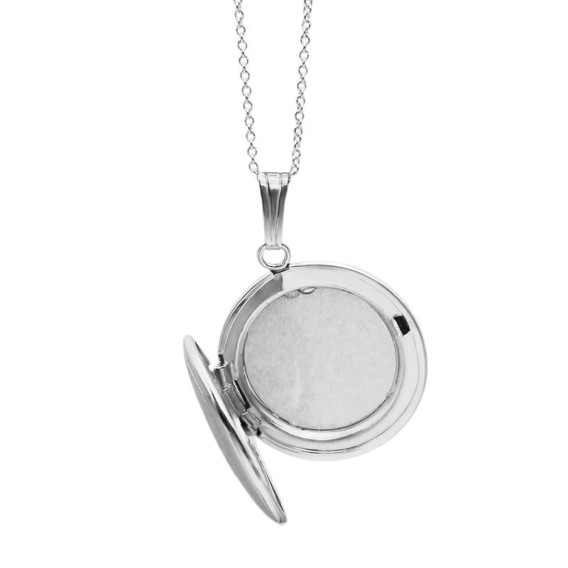 Tree of Life Locket Necklace in Sterling Silver, 18&quot; – Image 3 of 4