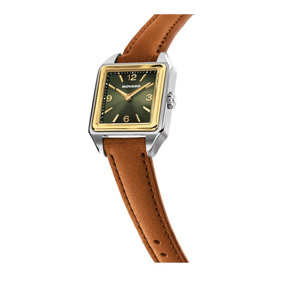 Ladies' Heritage 1917 Watch in Cognac Leather and Two-Tone Stainless Steel – Image 2 of 3