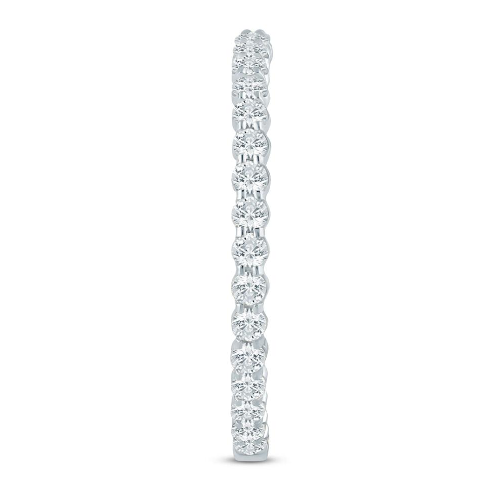 Lab Grown Diamond Round Sizeable Eternity Band in 14K White Gold (1/2 ct. tw.) – Image 3 of 3