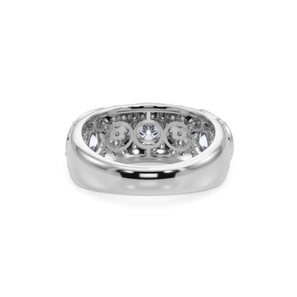 Diamond Milgrain Anniversary Band in 14K White Gold (2 3/4 ct. tw.) – Image 4 of 5