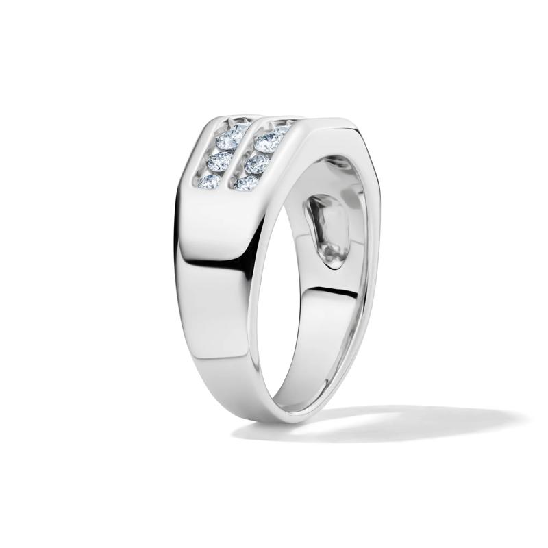 Men&#39;s 1 ct. tw. Diamond Ring in 10K White Gold – Image 3 of 4