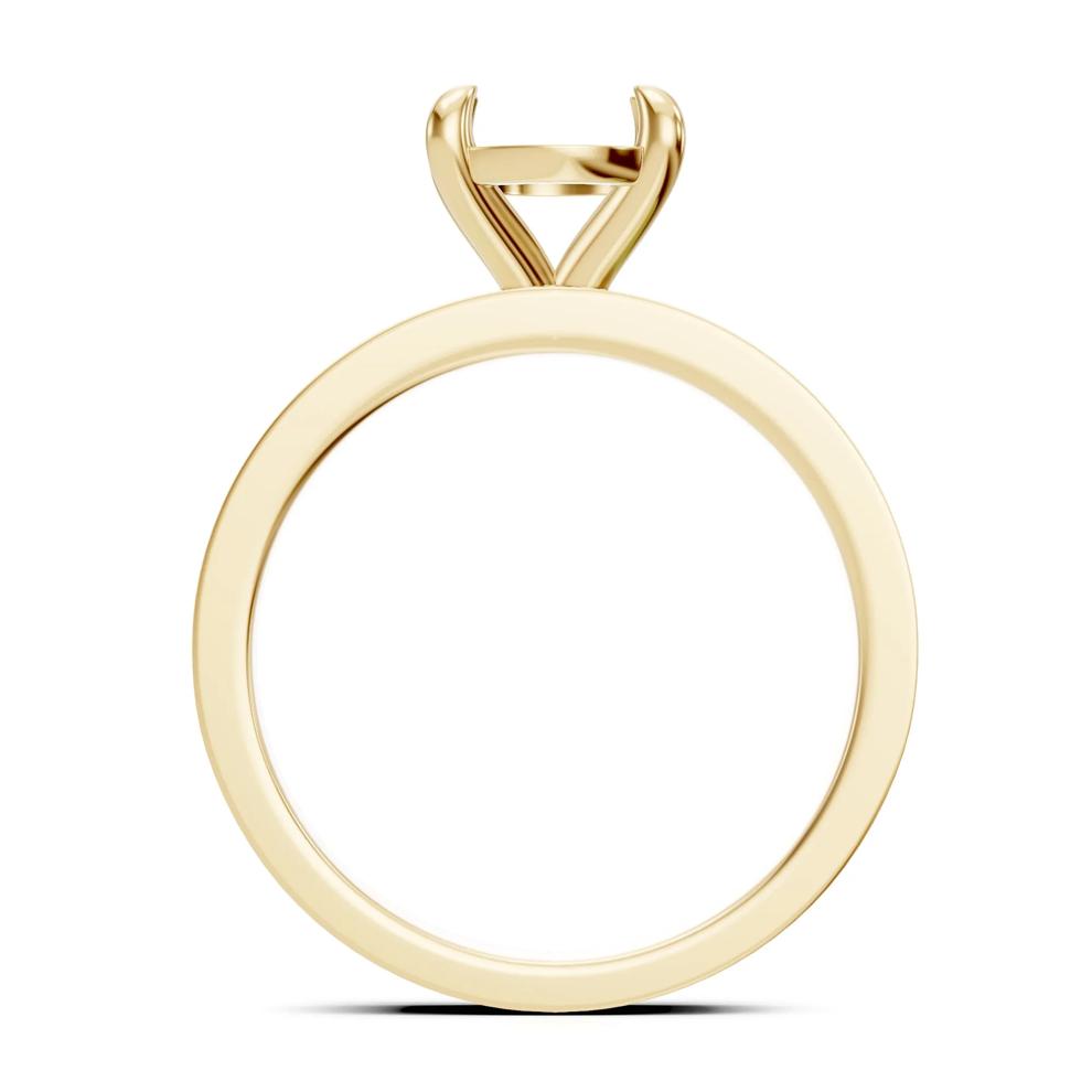 Semi-Mount Engagement Ring in 14K Yellow Gold (Setting Only) – Image 2 of 6
