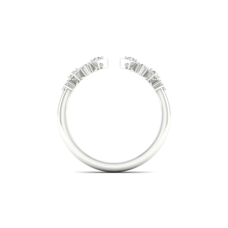 Diamond Cuff Band in 14K White Gold (1/8 ct. tw.) – Image 2 of 4