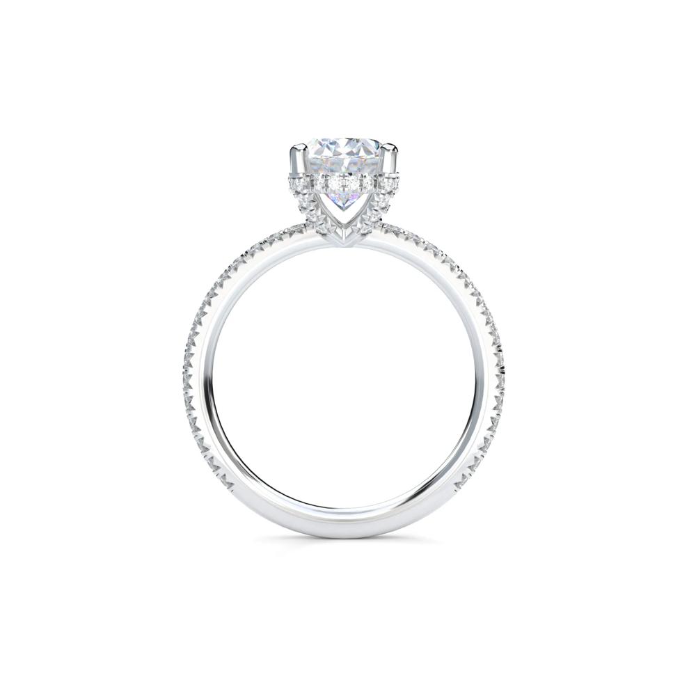 Oval Center Diamond Engagement Ring in Platinum (2 3/8 ct. tw.) – Image 2 of 5