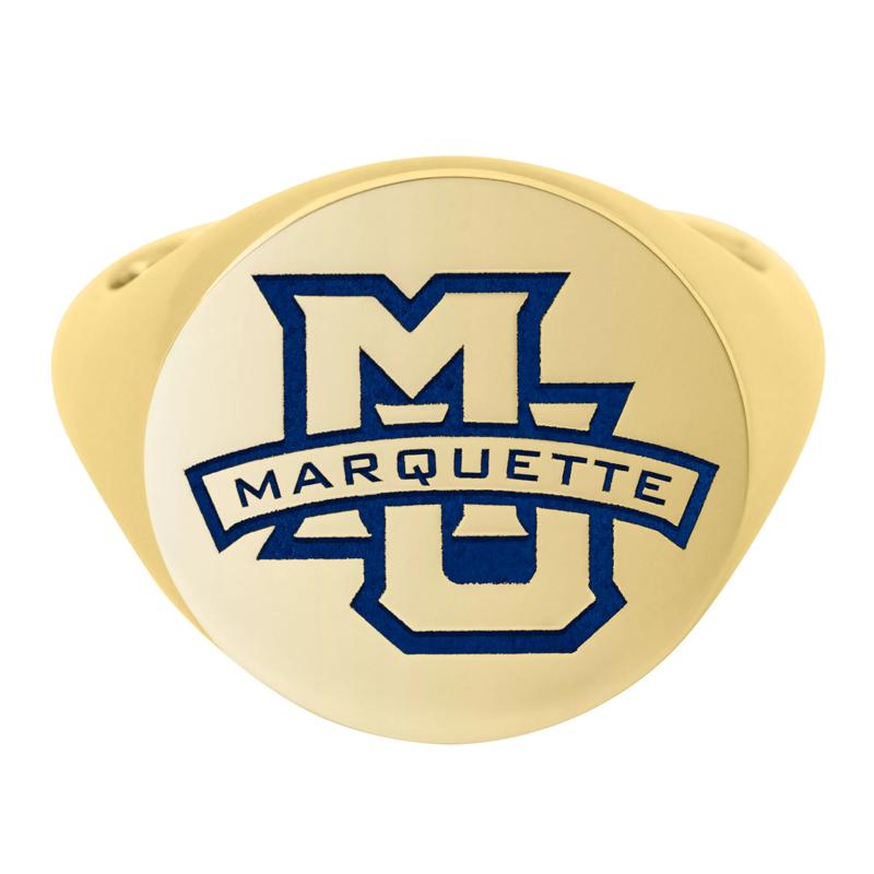Marquette Banner Signet Ring in 14K Yellow Gold – Image 1 of 3