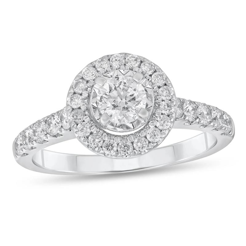 Diamond Engagement Ring in 14K White Gold (1 ct. tw.) – Image 3 of 3