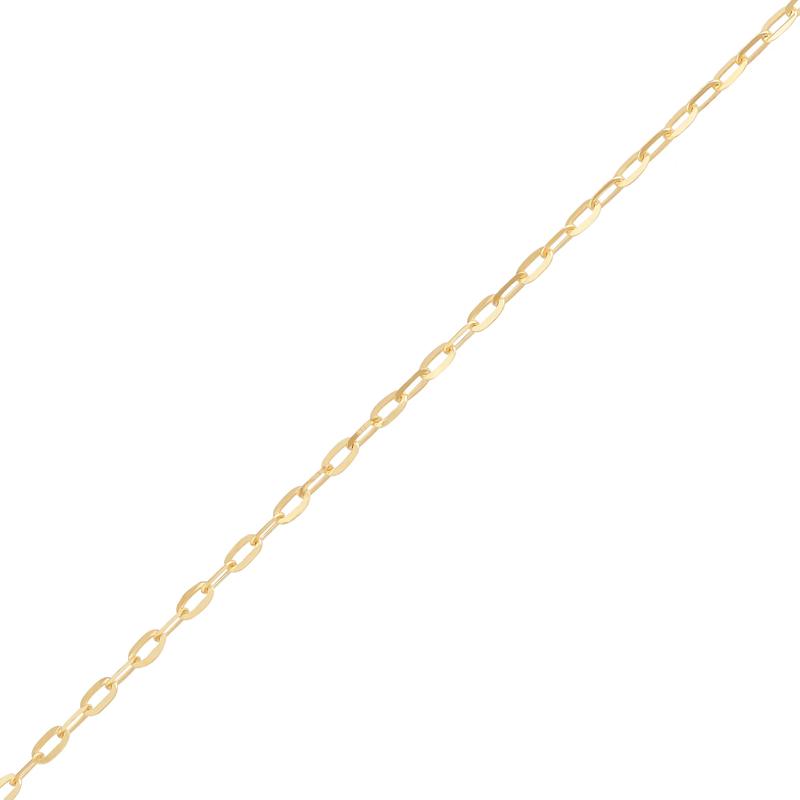 Squared Rolo Chain in 14K Yellow Gold – Image 2 of 3