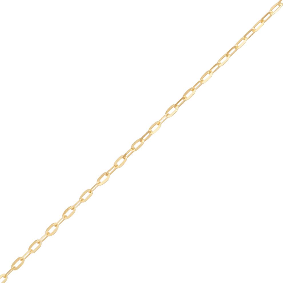 Squared Rolo Chain in 14K Yellow Gold – Image 2 of 3