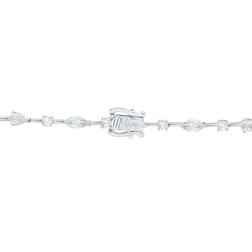 Lab Grown Diamond Necklace in 10K White Gold (10 ct. tw.) – Image 3 of 3
