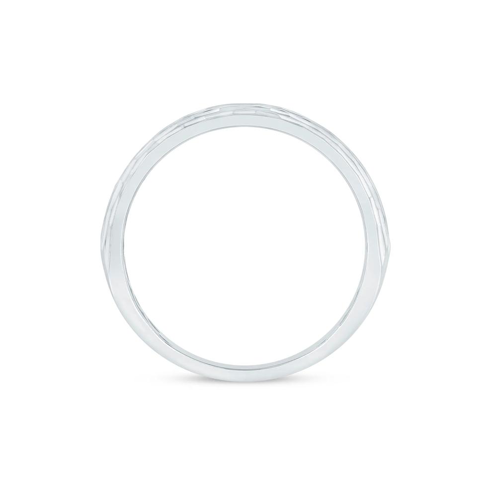 Men's Black Diamond Band in 10K White Gold (1/2 ct. tw.) – Image 2 of 3