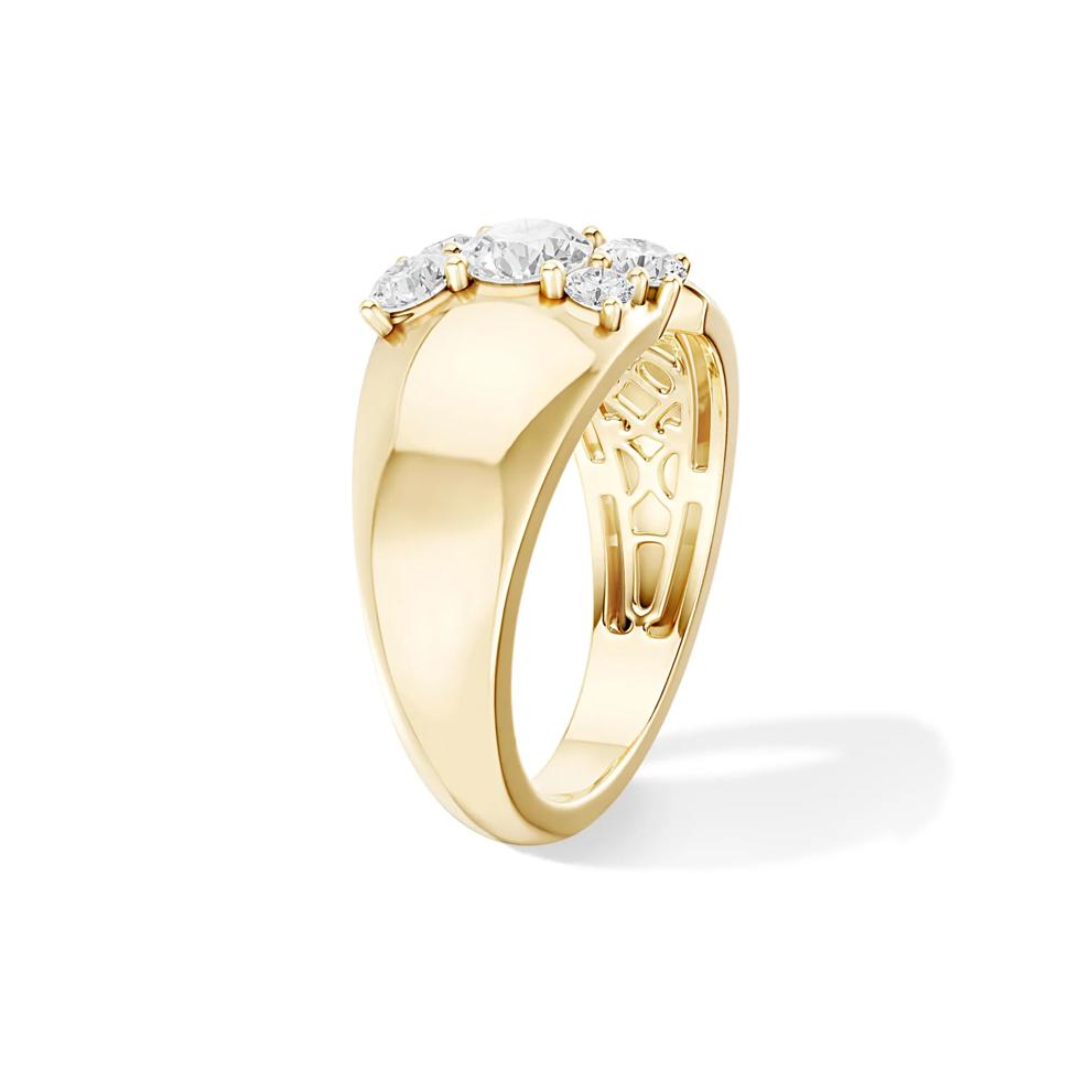 Lab Grown Diamond Open Band Ring in 14K Yellow Gold (3/4 ct. tw.) – Image 3 of 4
