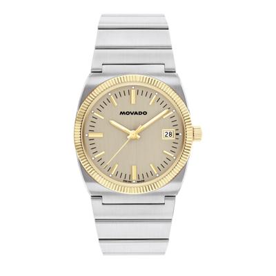 Heritage Ondoplan Watch With Grey Dial and Stainless Steel Bracelet