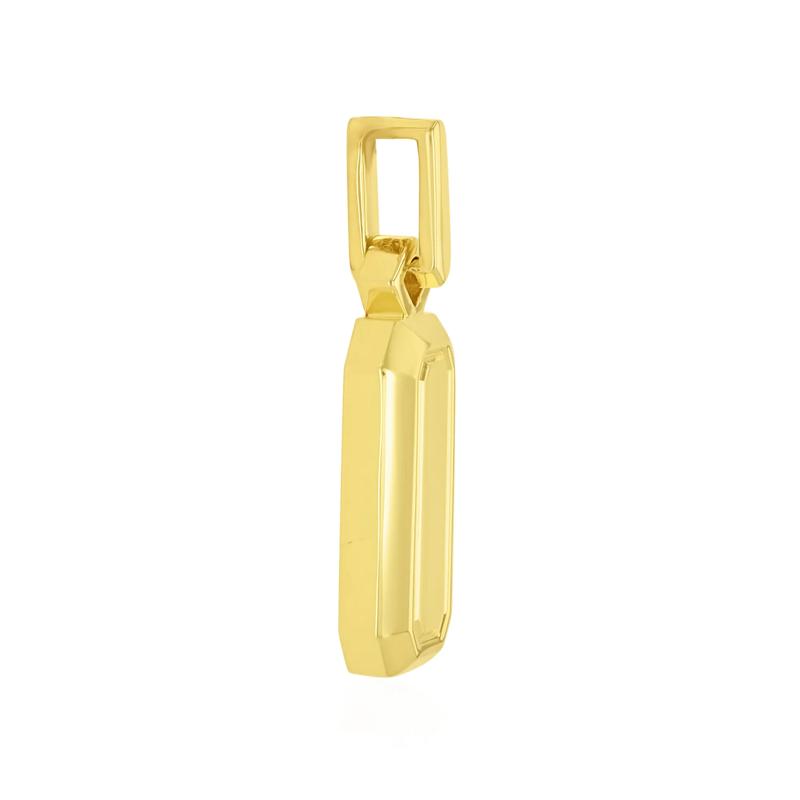 Men&#39;s Stick Tag Charm in Vermeil – Image 2 of 3