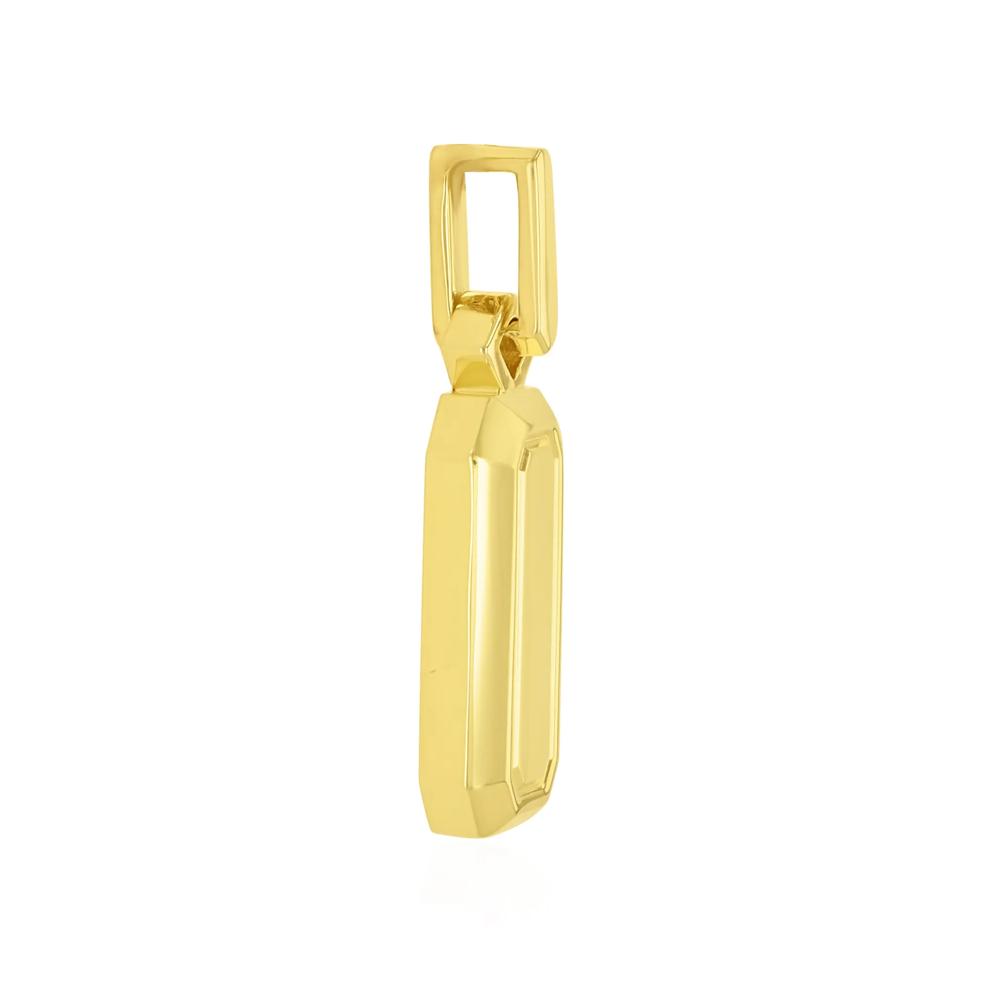 Men's Stick Tag Charm in Vermeil – Image 2 of 3