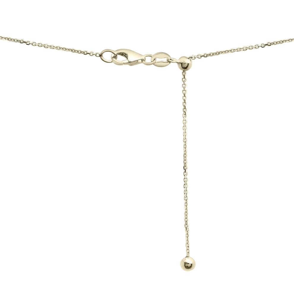 Diamond Bezel Necklace in 10K Yellow Gold (1 ct. tw.) – Image 4 of 4