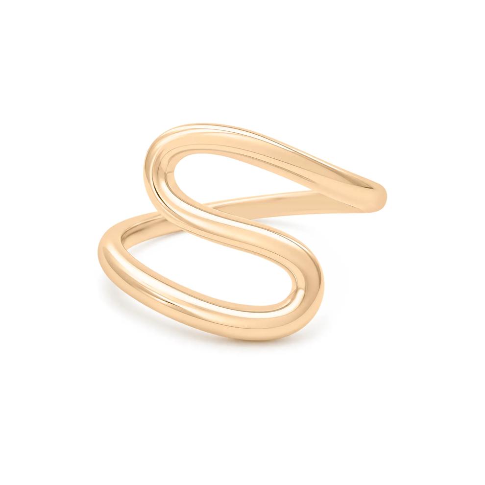 Twisted Ring in 14K Gold Vermeil – Image 1 of 4