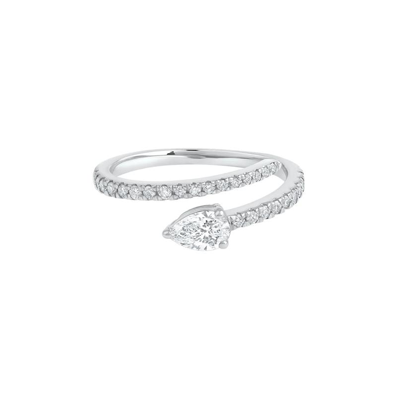 Kiki Lab Grown Diamond Wrap Wedding Band in 14K White Gold &#40;5/8 ct. tw.&#41;  – Image 1 of 5