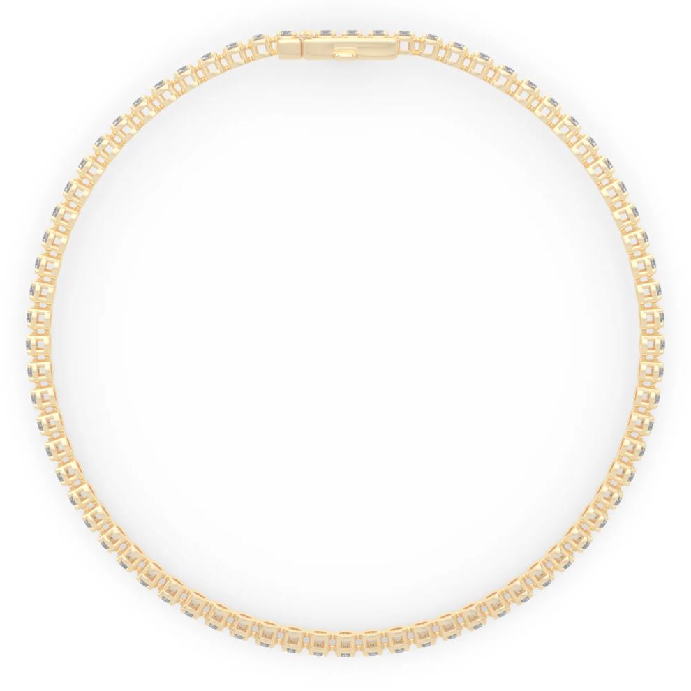 Diamond Tennis Bracelet in 10K Yellow Gold (1 1/10 ct. tw.) – Image 2 of 4