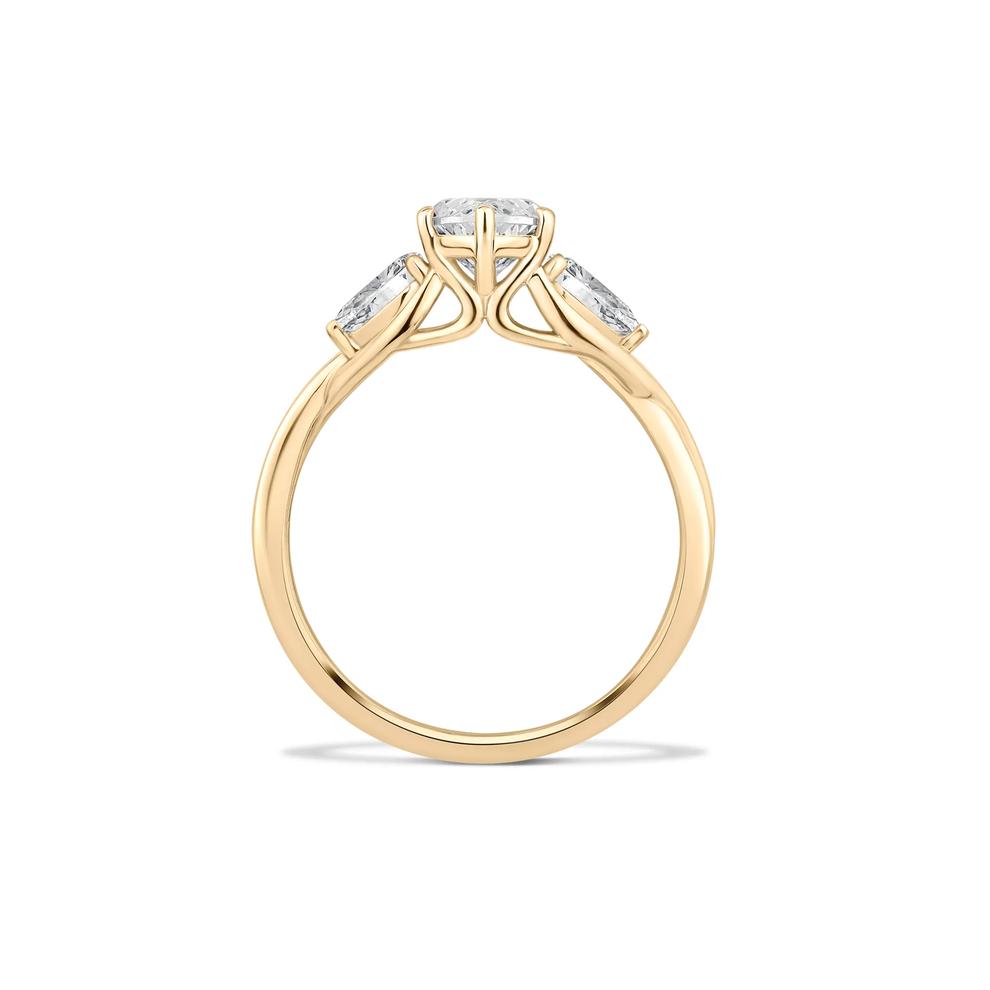 Lab Grown Diamond Marquise Engagement Ring in 14K Yellow Gold (2 ct. tw.) – Image 2 of 4