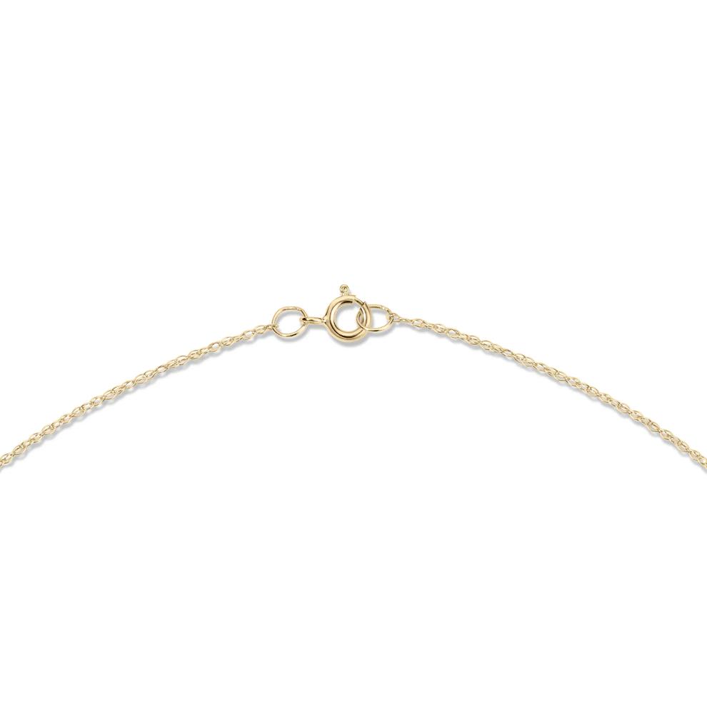 Diamond Cross Pendant Necklace in 14K Yellow Gold (1/8 ct. tw.) – Image 2 of 4