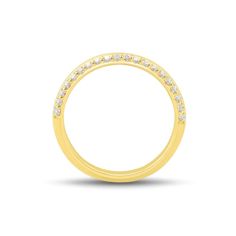 Lab Grown Diamond Band in Vermeil &#40;1/5 ct. tw.&#41; – Image 2 of 3