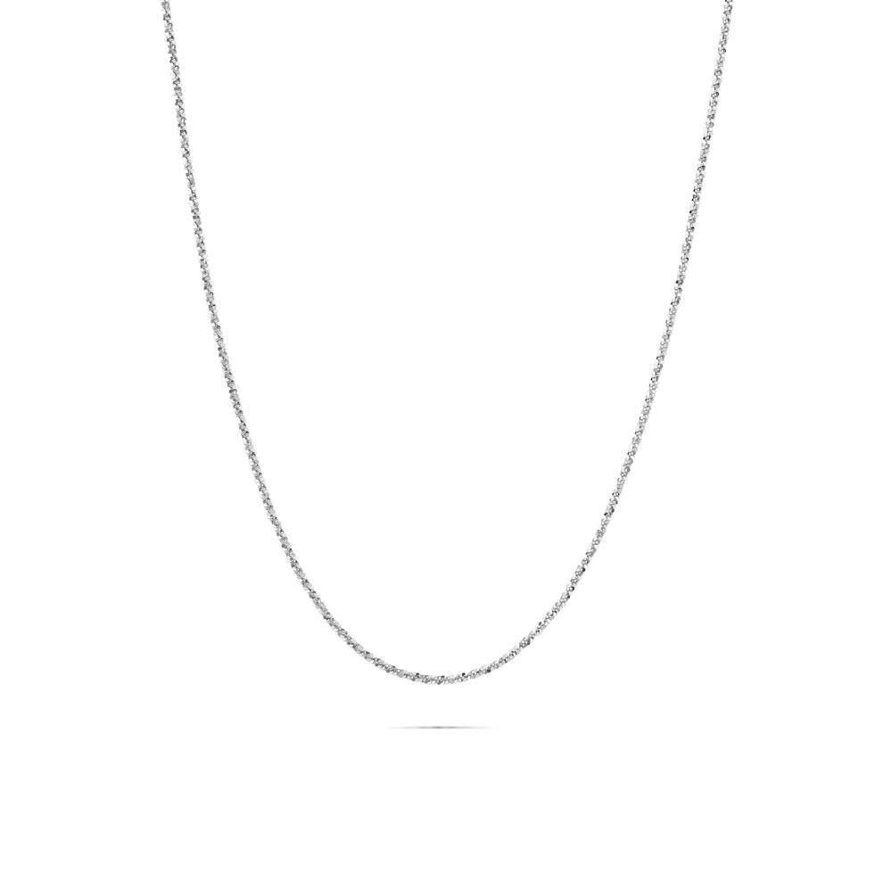 Crisscross Chain in 14K White Gold, 1.2MM, 20" – Image 1 of 4