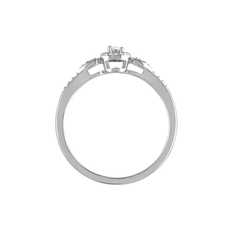 1/10 ct. tw. Diamond Promise Ring in Sterling Silver – Image 2 of 3