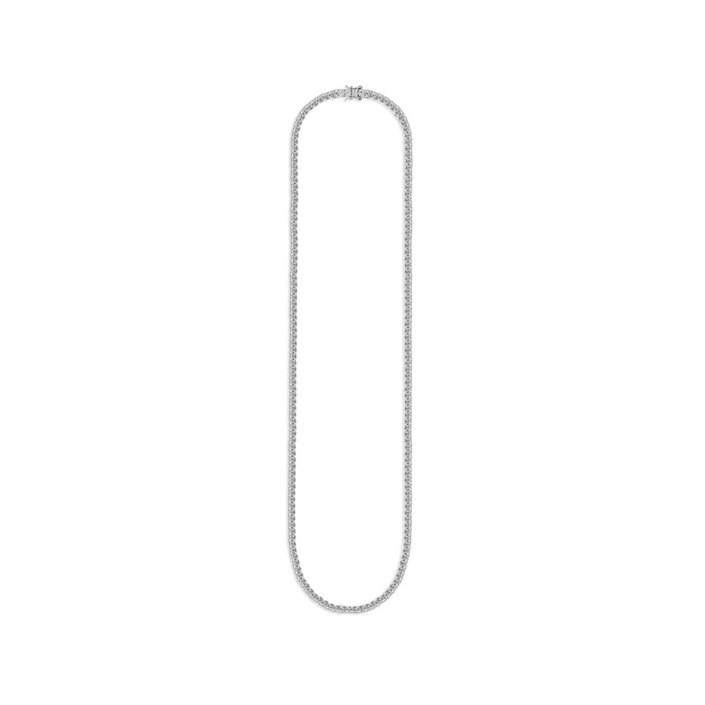 Men's Diamond Tennis Necklace in Sterling Silver, 20" (3 ct. tw.) – Image 2 of 4