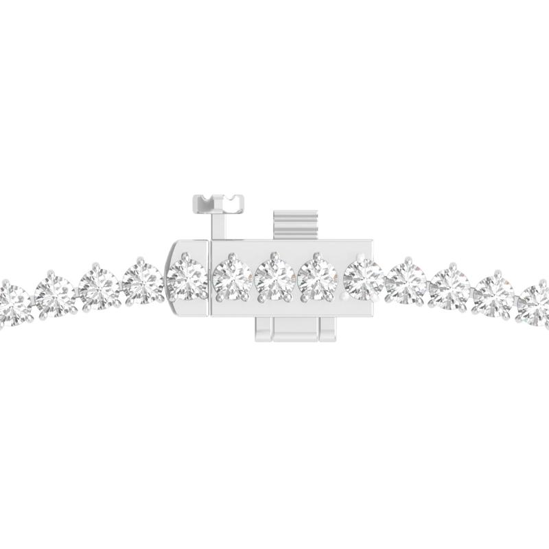 Lab Grown Diamond Riviera Necklace in 14K White Gold &#40;15 ct. tw.&#41; – Image 3 of 3