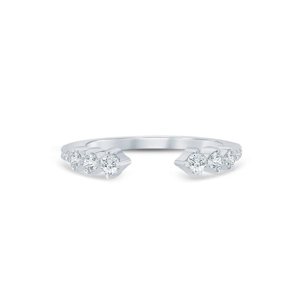 Lab Grown Diamond Open Band in 14K White Gold (1/3 ct. tw.) – Image 1 of 3