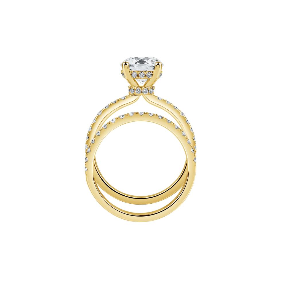 Charlotte Lab Grown Diamond Engagement Ring Set in 14K Yellow Gold (2 3/4 ct. tw.) – Image 2 of 4