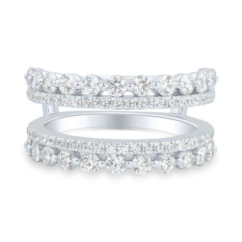 Lab Grown Diamond Ring Insert in 14K White Gold &#40;1 1/2 ct. tw.&#41; – Image 1 of 3