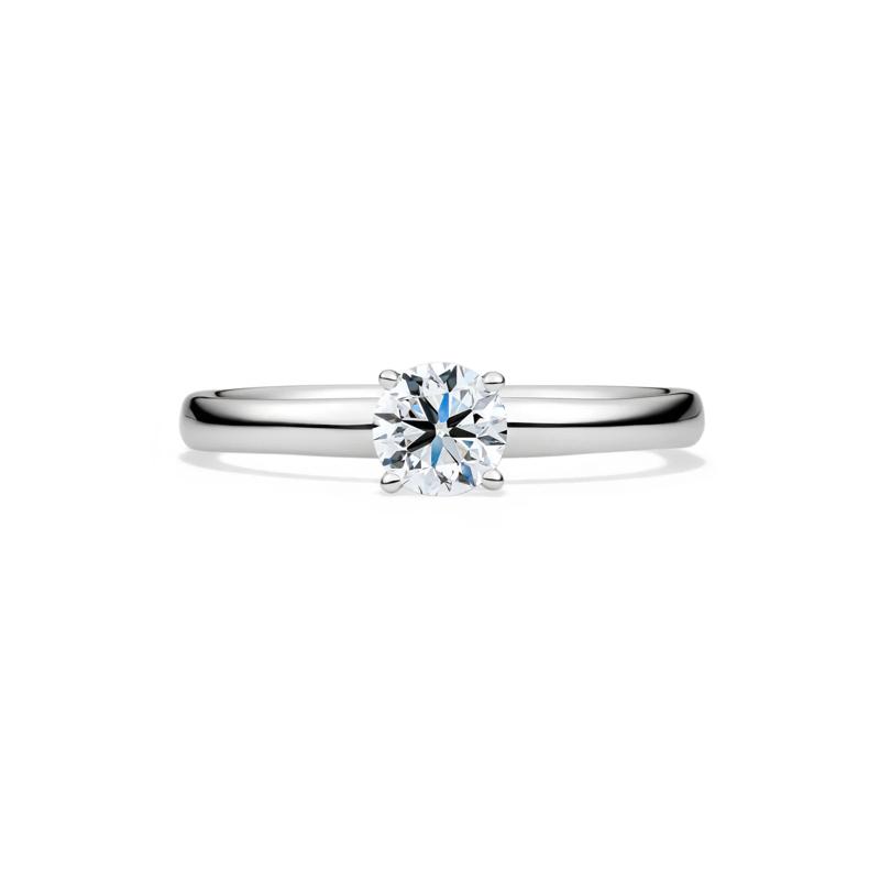 Diamond Round Brilliant Cut Solitaire Engagement Ring in 14K White Gold (1/2 ct.) – Image 1 of 5