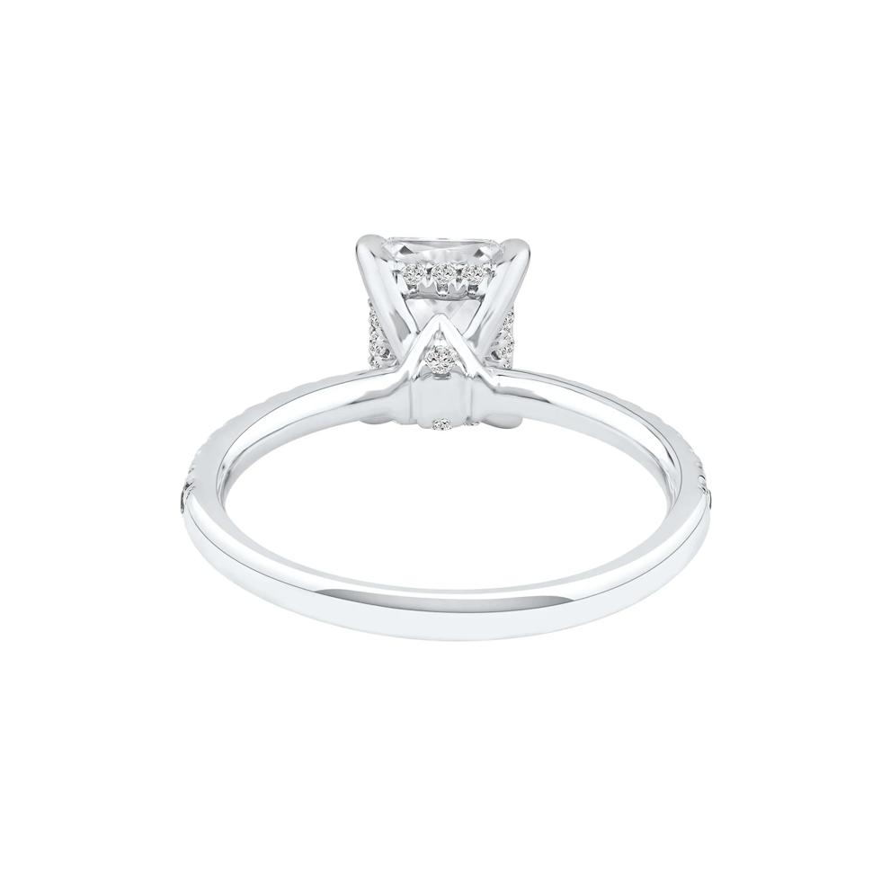 Anais Radiant-Cut Lab Grown Diamond Engagement Ring in 14K White Gold (2 1/4 ct. tw.) – Image 4 of 4