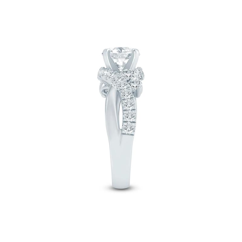 Lab Grown Diamond Semi-Mount in 14K White Gold &#40;1 ct. tw.&#41; &#40;Setting Only&#41; – Image 5 of 6
