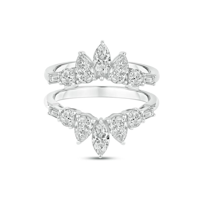 Lab Grown Diamond Contour Insert in 14K White Gold &#40;1 3/4 ct. tw.&#41; – Image 1 of 4