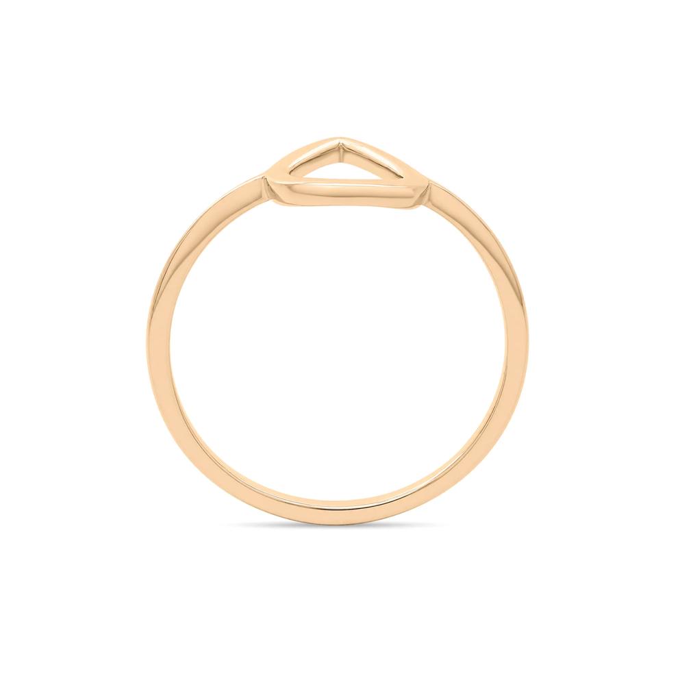 Pear-Shaped Ring in 14K Gold Vermeil – Image 2 of 4