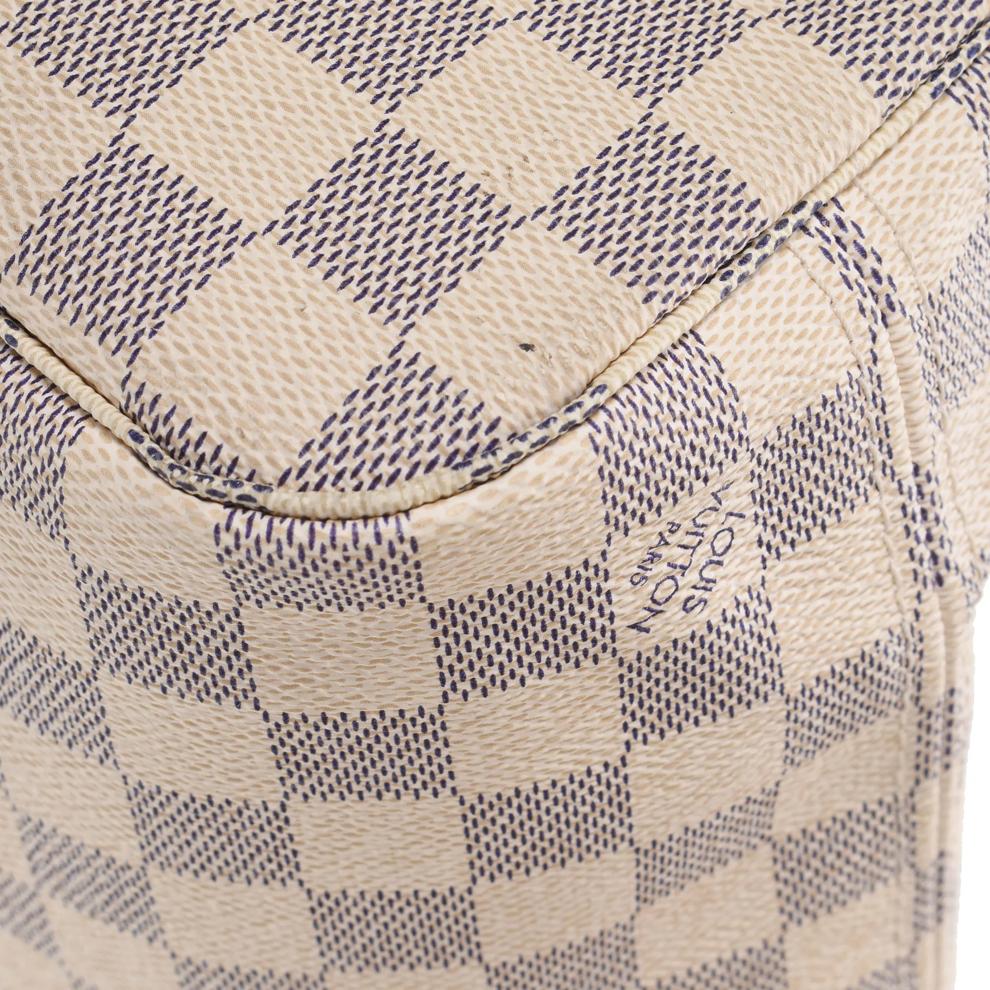 Pre-Owned Louis Vuitton Neverfull PM Damier Azur Tote – Image 7 of 8