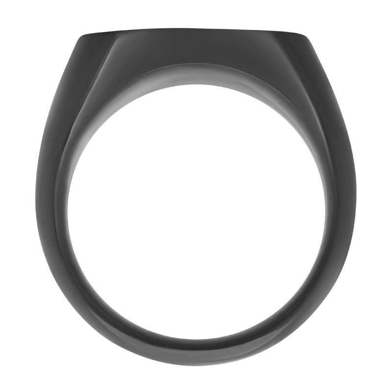 Colorado University Signet Ring in Zirconium and 14K Yellow Gold – Image 2 of 3